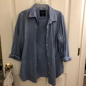 Oversized button down